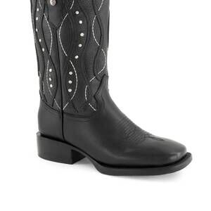 NEW FORASTERO women's durable leather boots in black